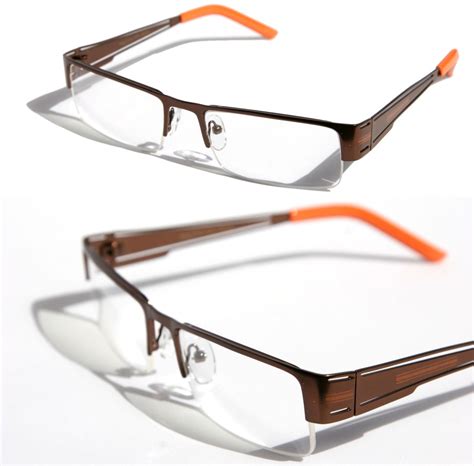 rectangular half frame glass frames.